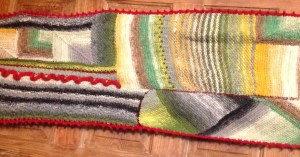 This is my Wrap Me Up knit done in Noro Taiyo yarn!